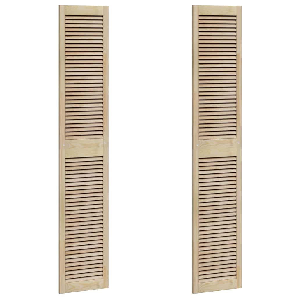Porta per Armadio con porta 2 pcs Naturale 201 x 2,1 x 39,5 cm
