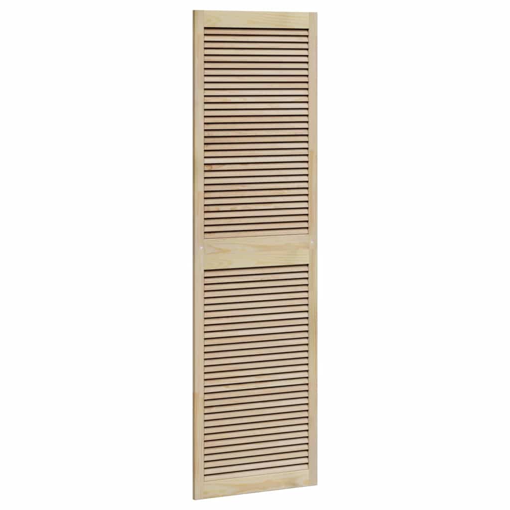 Porta per Armadio Naturale 201 x 2,1 x 59,5 cm Pino massello