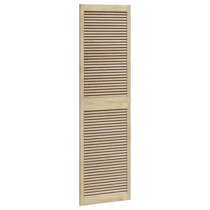 Porta per Armadio Naturale 201 x 2,1 x 59,5 cm Pino massello