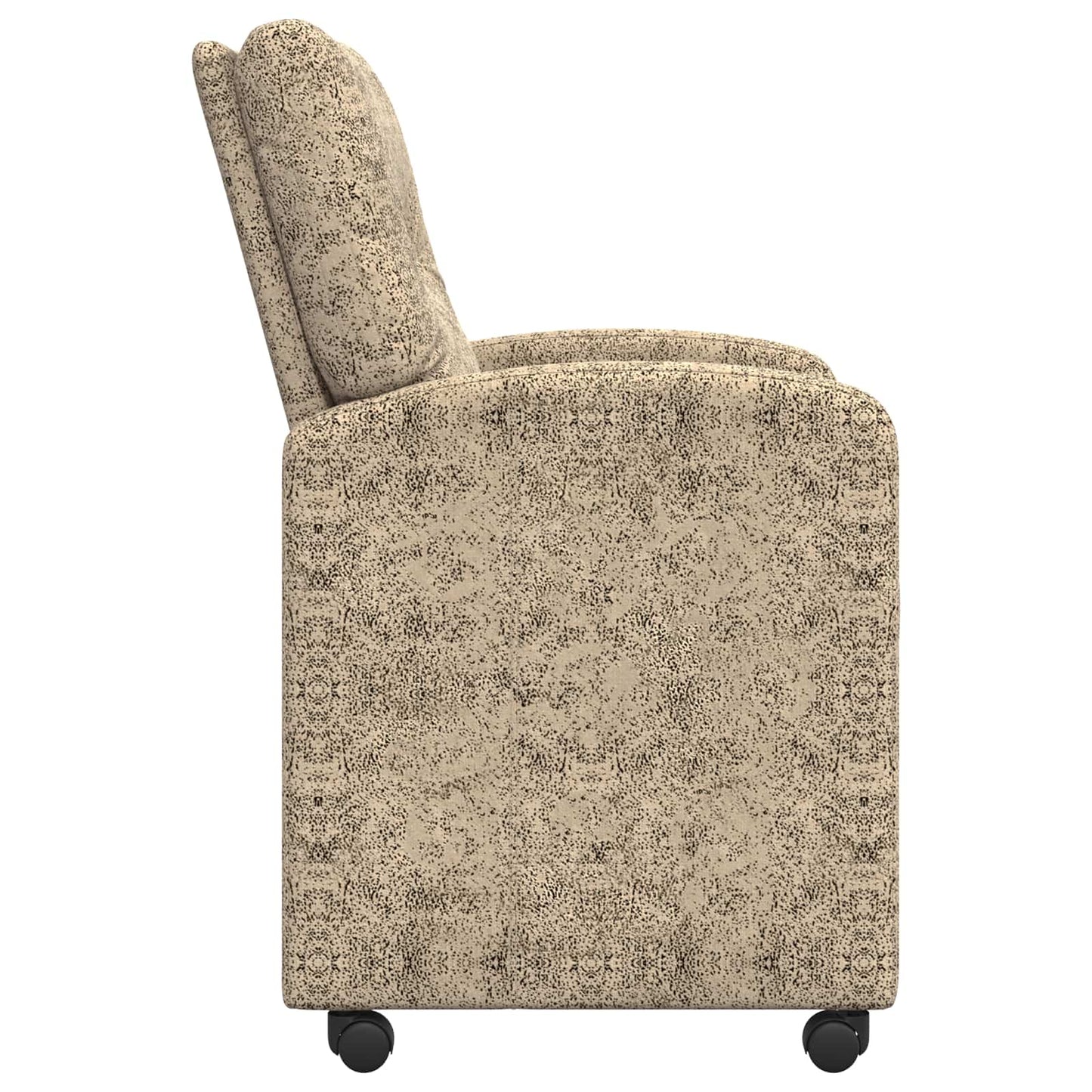 Sedie da Pranzo con Ruote 2 pcs Grigio chiaro 57 x 67 x 95 cm
