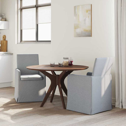 Sedie da pranzo 2 pcs Grigio chiaro 57 x 67 x 95 cm Tessuto
