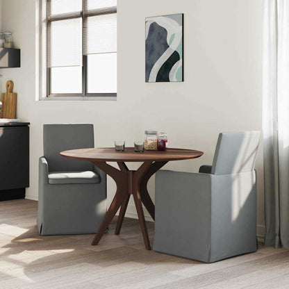 Sedie da pranzo 2 pcs Grigio scuro 57 x 67 x 95 cm Tessuto