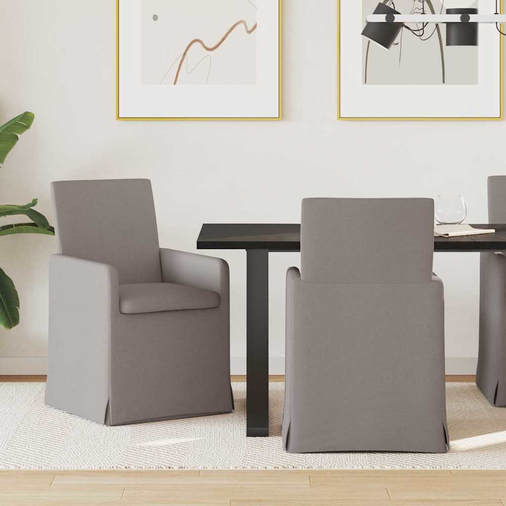 Sedie da pranzo 2 pcs Talpa 57 x 67 x 95 cm Tessuto