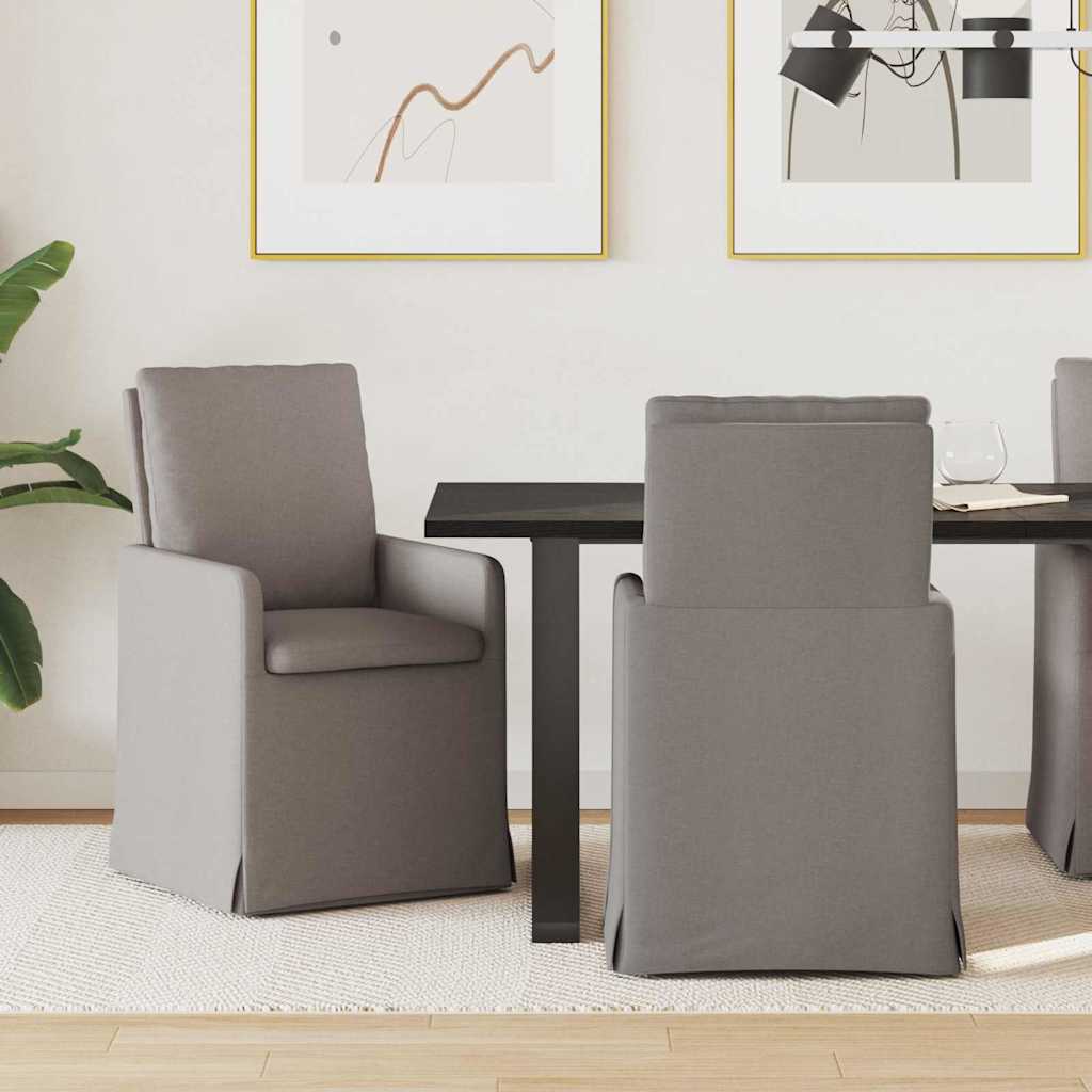 Sedie da pranzo 2 pcs Talpa 57 x 67 x 98 cm Tessuto