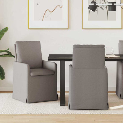 Sedie da pranzo 2 pcs Talpa 57 x 67 x 98 cm Tessuto