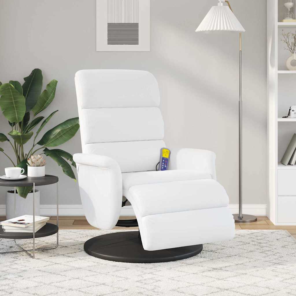 Poltrona reclinabile Bianco 98 x 71 x 106 cm PU