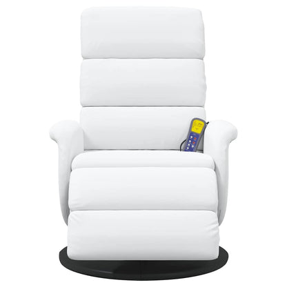 Poltrona reclinabile Bianco 98 x 71 x 106 cm PU