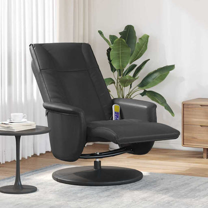 Poltrona reclinabile con massaggio Nero 71 x 90 x 105 cm
