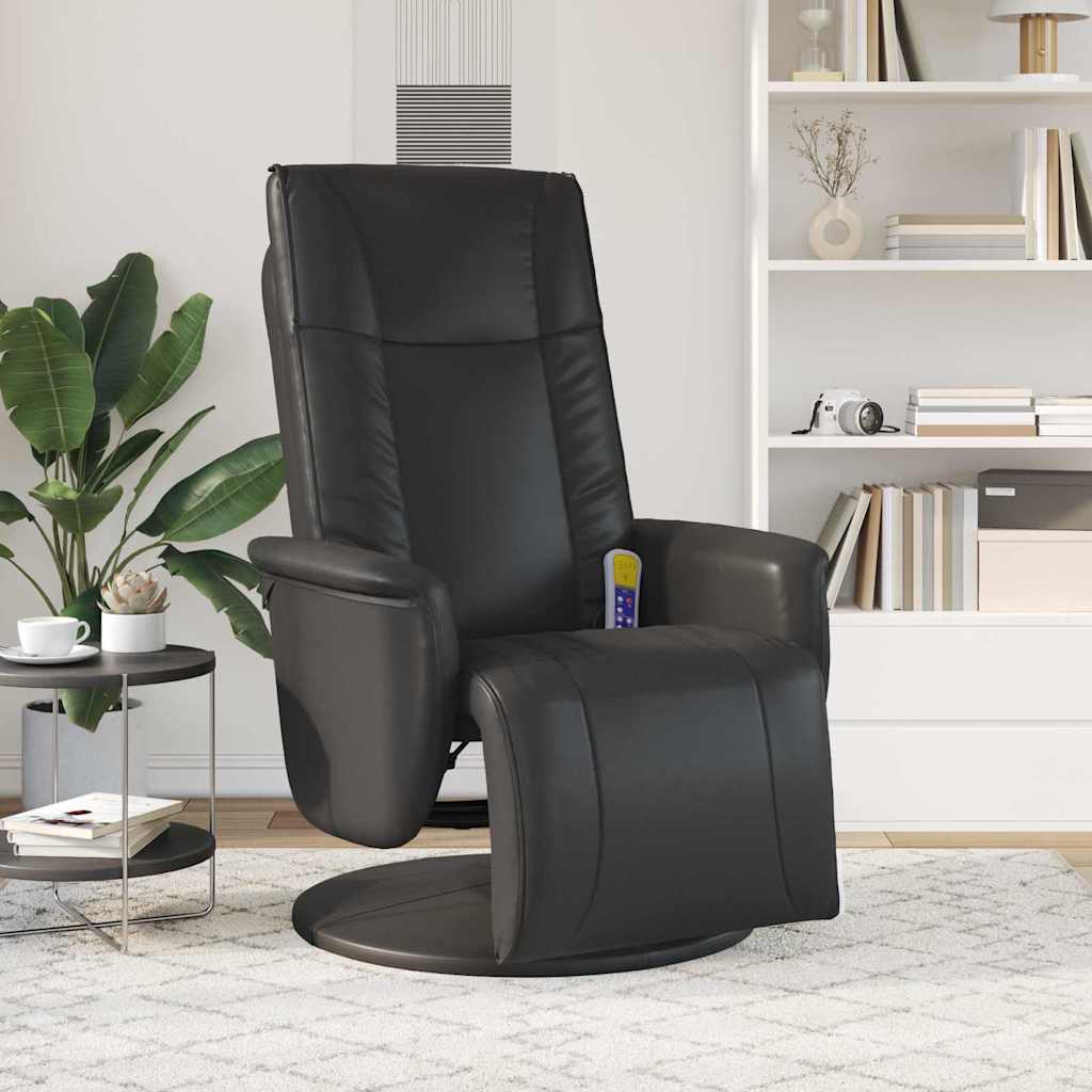 Poltrona reclinabile con massaggio Nero 71 x 90 x 105 cm