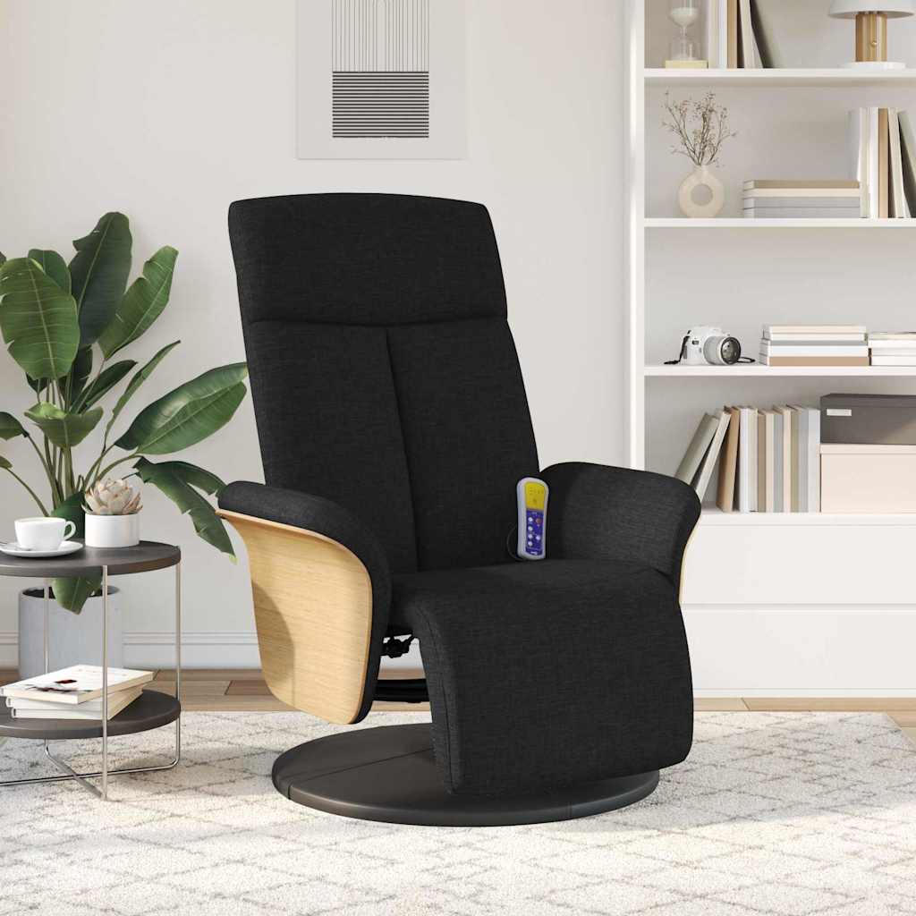 Poltrona Massaggiante Nero 79 x 87 x 104,5 cm Tessuto