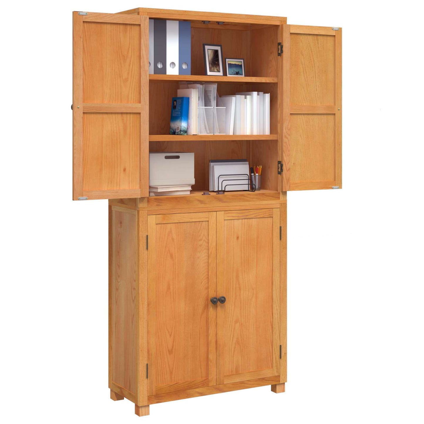 Set di Mobili per Magazzino con porta Marrone Legno multistrato