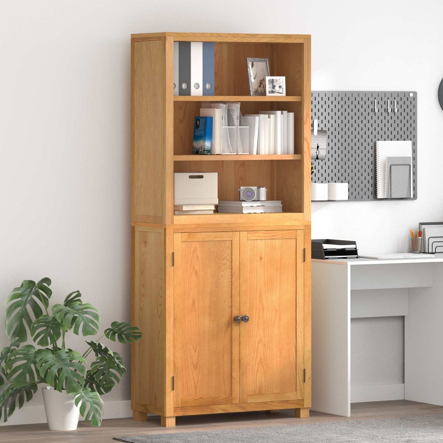 Set di Mobili per Magazzino con porta Marrone Legno multistrato