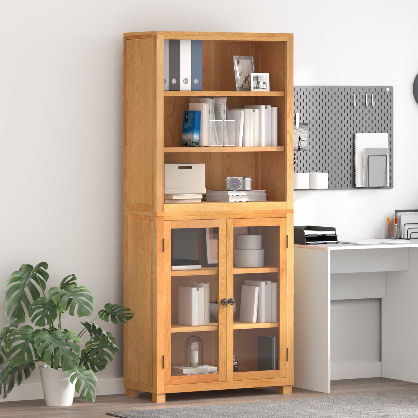Set di Mobili per Magazzino con porta Marrone Legno multistrato