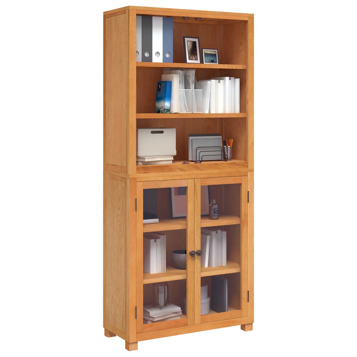 Set di Mobili per Magazzino con porta Marrone Legno multistrato