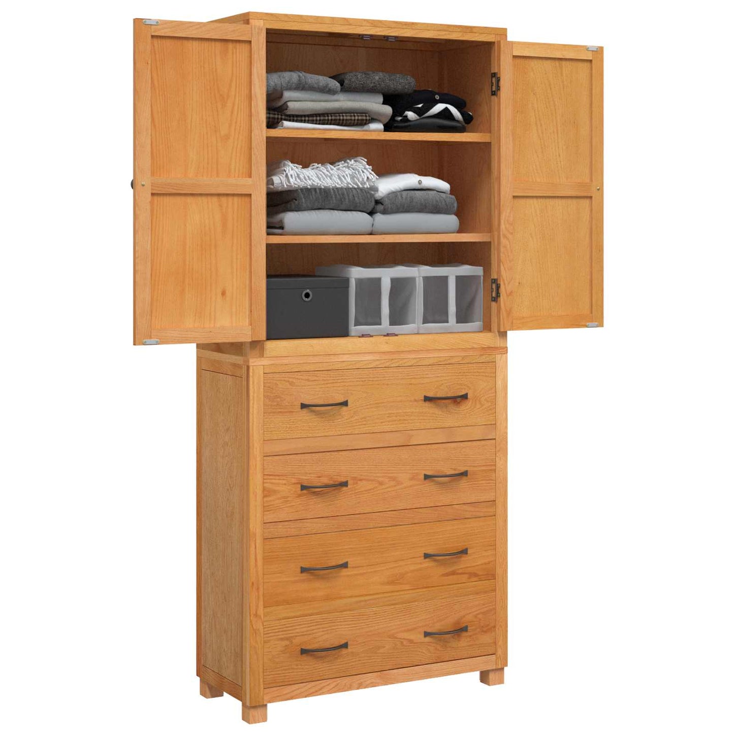 Set di Mobili per Magazzino con porta Marrone Legno multistrato