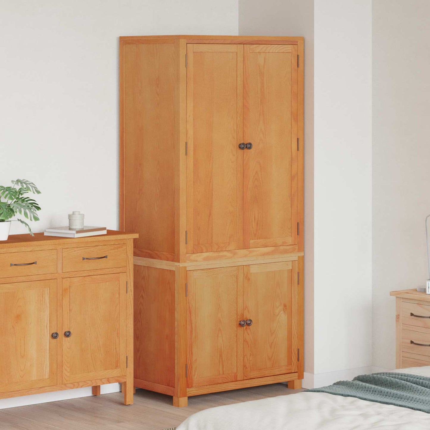 Set di Mobili per Magazzino con porta Marrone Legno multistrato