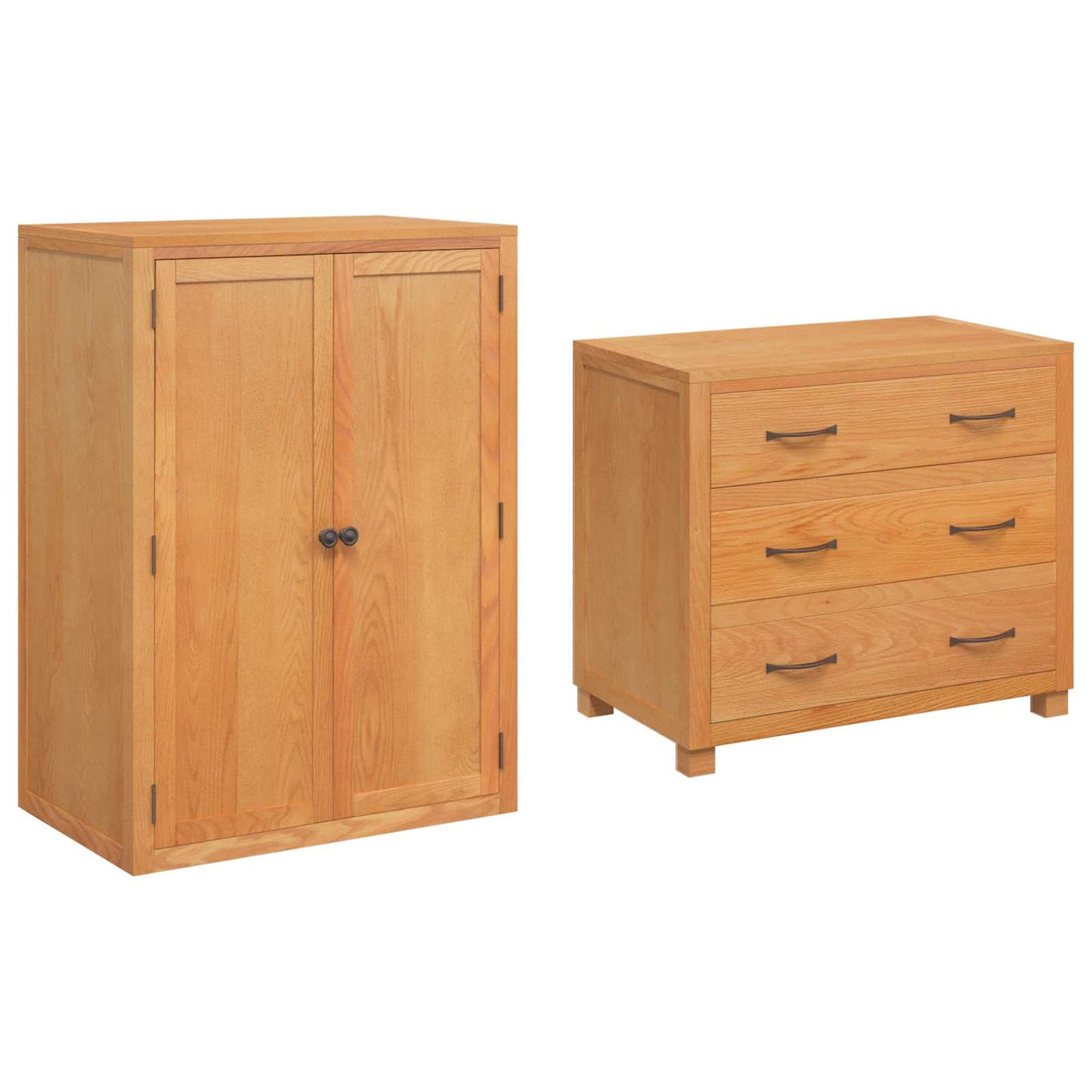 Set di Mobili per Magazzino con porta Marrone Legno multistrato