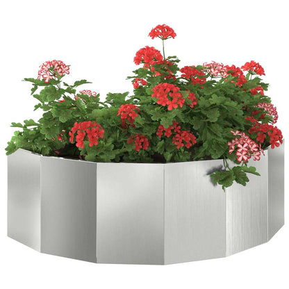 Fioriera Argento 120 x 60 x 35 cm Acciaio zincato