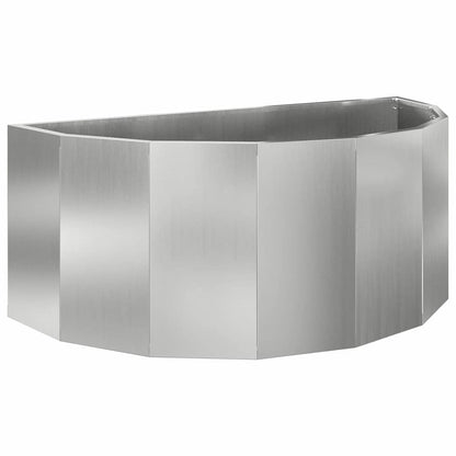 Fioriera Argento 90 x 45 x 35 cm Acciaio zincato