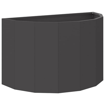 Fioriera Nero 60 x 30 x 35 cm Acciaio