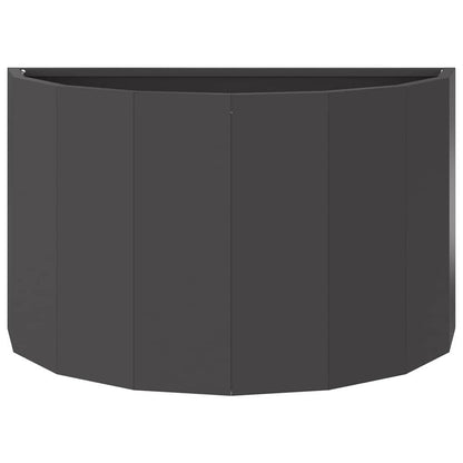 Fioriera Nero 60 x 30 x 35 cm Acciaio