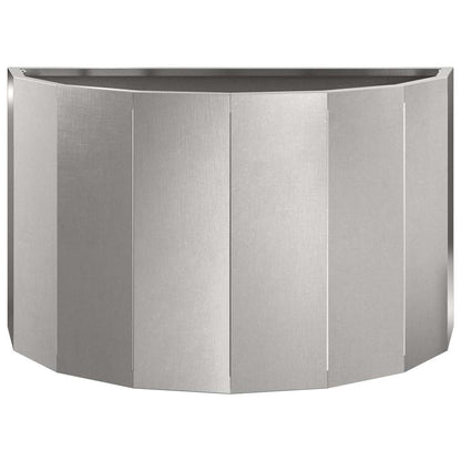 Fioriera Argento 60 x 30 x 35 cm Acciaio inossidabile