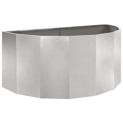Fioriera Argento 120 x 60 x 50 cm Acciaio inossidabile