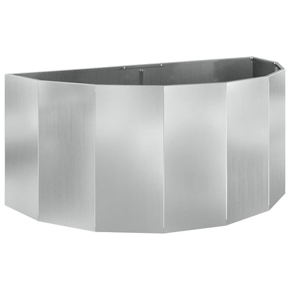 Fioriera Argento 120 x 60 x 50 cm Acciaio zincato