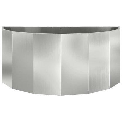 Fioriera Argento 120 x 60 x 50 cm Acciaio zincato