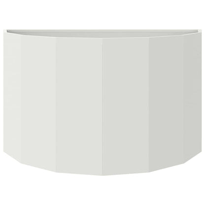 Fioriera Bianco 90 x 45 x 50 cm Acciaio