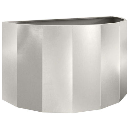 Fioriera Argento 90 x 45 x 50 cm Acciaio inossidabile