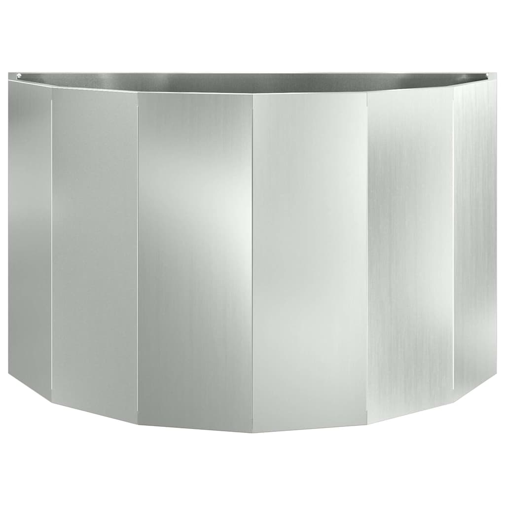 Fioriera Argento 90 x 45 x 50 cm Acciaio zincato