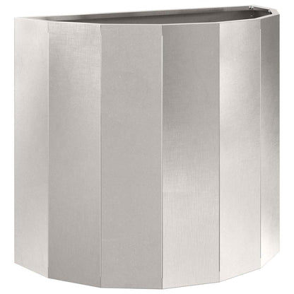 Fioriera Argento 60 x 30 x 50 cm Acciaio inossidabile
