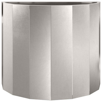 Fioriera Argento 60 x 30 x 50 cm Acciaio inossidabile