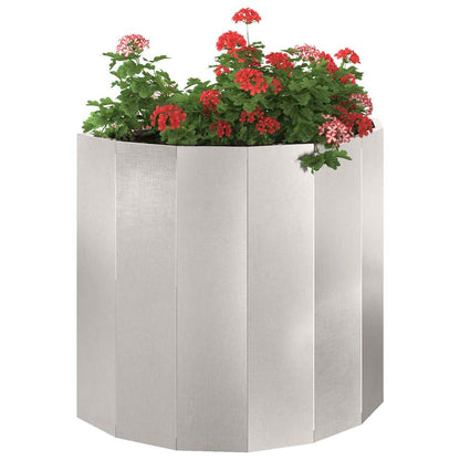 Fioriera Argento 60 x 30 x 50 cm Acciaio inossidabile
