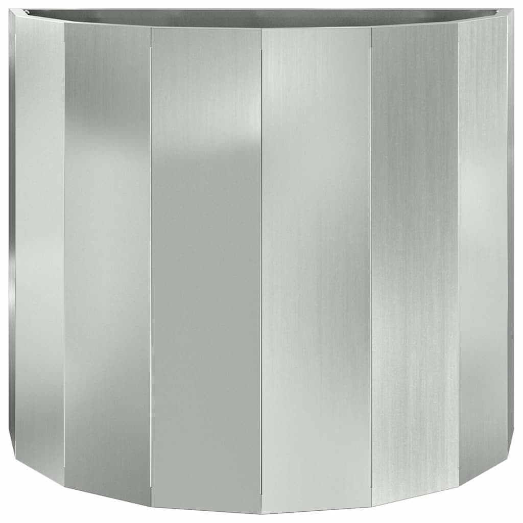 Fioriera Argento 60 x 30 x 50 cm Acciaio zincato
