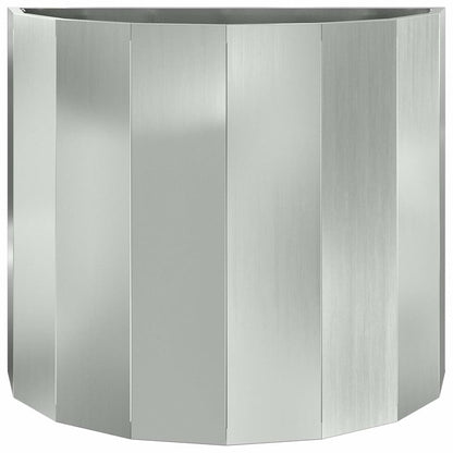 Fioriera Argento 60 x 30 x 50 cm Acciaio zincato