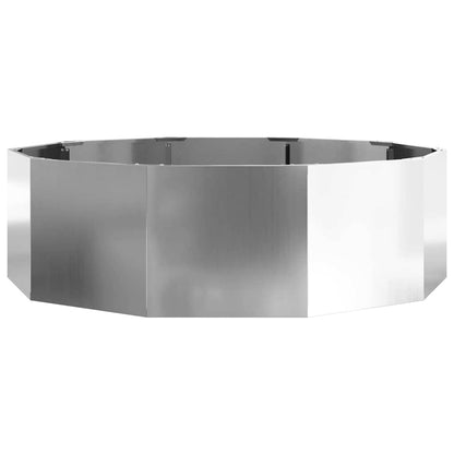 Fioriera Argento 120 x 120 x 35 cm Acciaio zincato