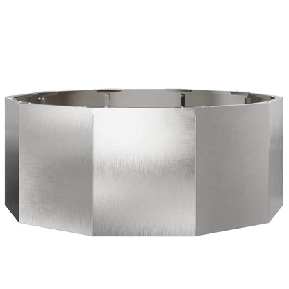 Fioriera Argento 90 x 90 x 35 cm Acciaio inossidabile