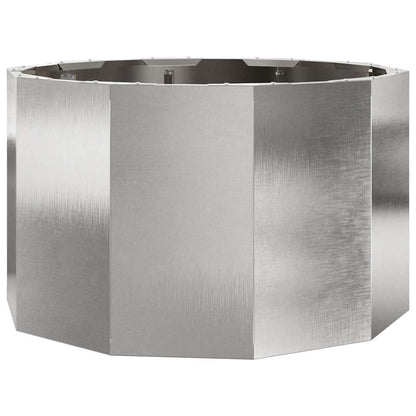 Fioriera Argento 60 x 60 x 35 cm Acciaio inossidabile