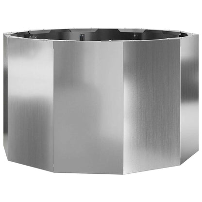 Fioriera Argento 60 x 60 x 35 cm Acciaio zincato