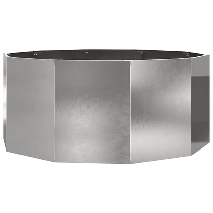Fioriera Argento 120 x 120 x 50 cm Acciaio inossidabile