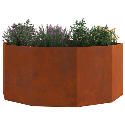 Fioriera Ruggine 120 x 120 x 50 cm