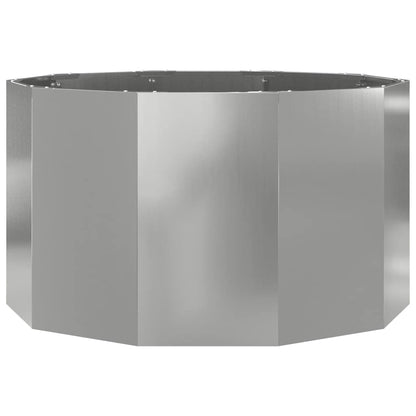 Fioriera Argento 90 x 90 x 50 cm Acciaio zincato