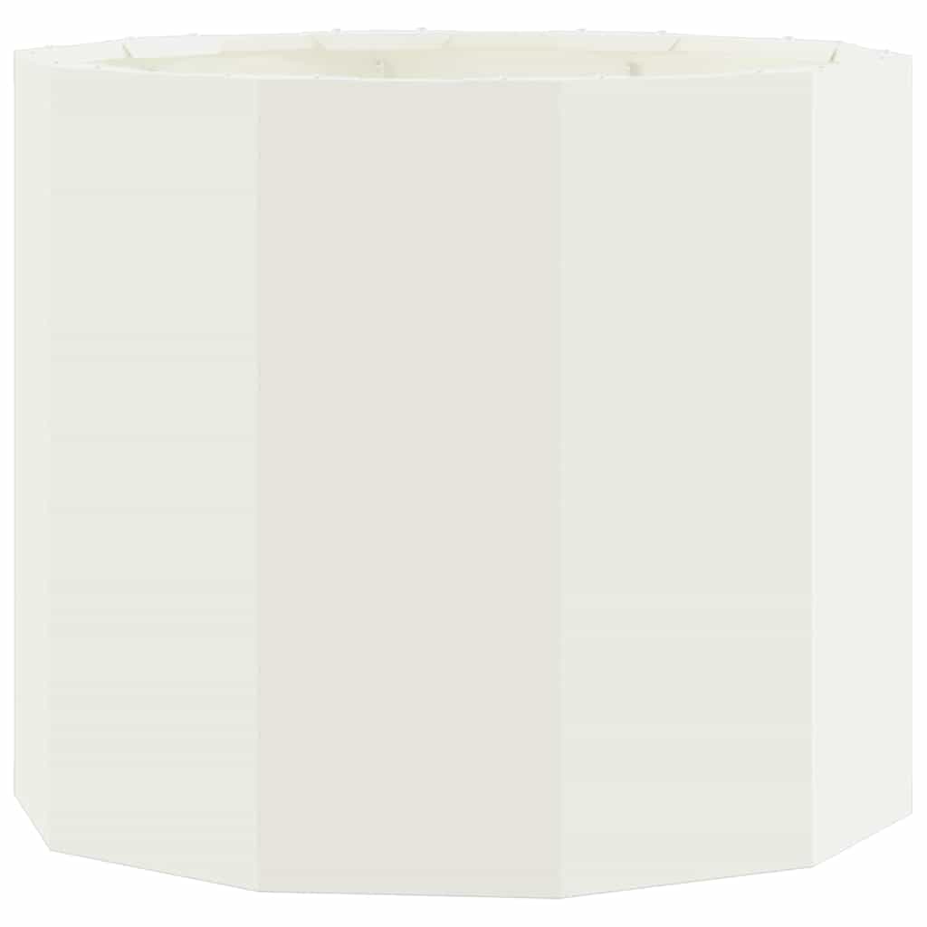 Fioriera Bianco 60 x 60 x 50 cm Acciaio