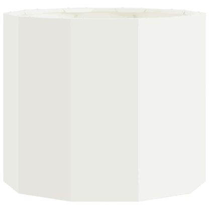 Fioriera Bianco 60 x 60 x 50 cm Acciaio