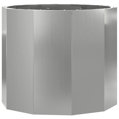 Fioriera Argento 60 x 60 x 50 cm Acciaio zincato