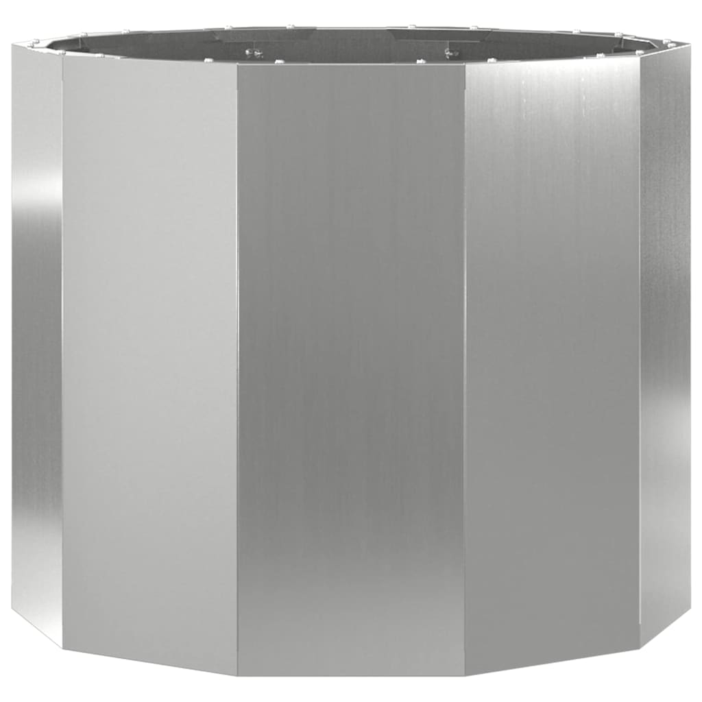 Fioriera Argento 60 x 60 x 50 cm Acciaio zincato