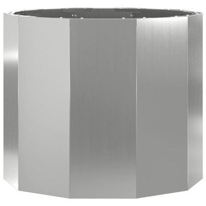 Fioriera Argento 60 x 60 x 50 cm Acciaio zincato