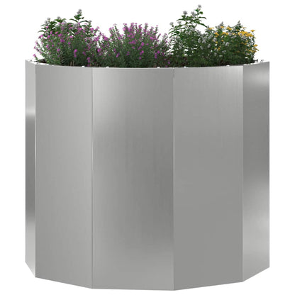Fioriera Argento 60 x 60 x 50 cm Acciaio zincato